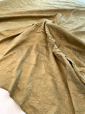 Luxury Crinkle Crushed Silk Taffeta - Flaxen Gold