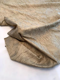 Luxury Crinkle Crushed Silk Taffeta - Desert Sand