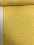 Italian Woven Striped Cotton Blend Suiting - Yellow / Off-White