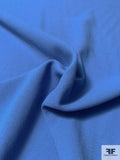 Italian Double Faced Wool Crepe with Stretch - Deep Periwinkle