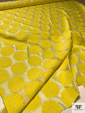 Lela Rose Sunflower Poly Cotton Fil Coupé - Bright Yellow / Pastel Yellow
