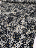 Animal Like Pattern Printed Rayon Spandex Jersey Knit - Black / White / Grey / Mustard