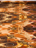 'Marrakesh Nights' Rayon Spandex Jersey Knit - Shades of Orange / Brown