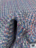 Spring Tones Classic Tweed - Postal Blue / Multicolor