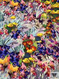 Garden Floral Printed Silk Georgette - Multicolor