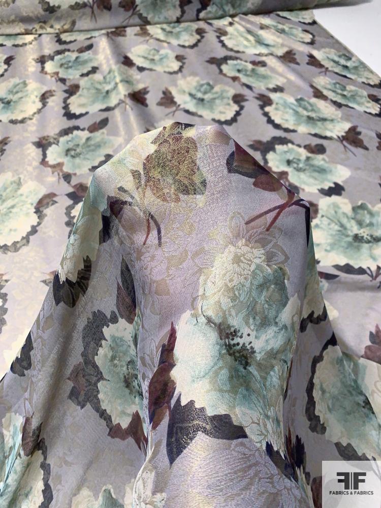 Dusty Grey Saina Jacquard