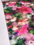 Romantic Hazy Floral Printed Cotton Lawn - Multicolor