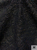 Italian Glam Tweed with Lurex - Black / Gold