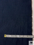 Italian Textured Shimmer Organza - Navy
