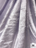 Solid Silk and Rayon Velvet - Icey Lilac-Grey