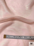 Italian Moonglow Iridescent Silk and Poly Chiffon - Baby Pink