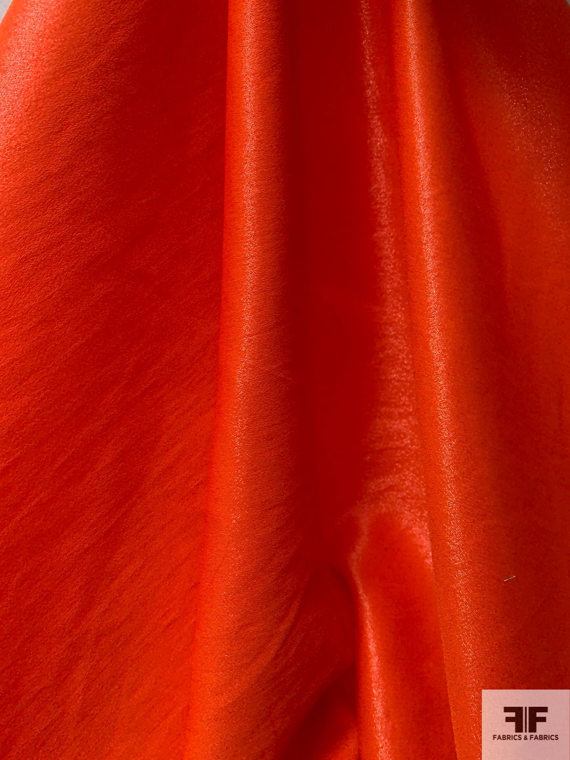 Italian Soft Lamé - Sparkly Blood Orange