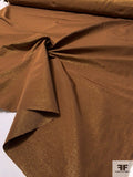 Italian Poly Rayon Faille with Lurex - Antique Copper / Gold