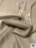 Italian Silk and Lurex Lamé - Light Gold / Silver
