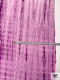 Tie-Dye Printed Linen - Purple / White