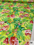 Ralph Lauren Italian Tropical Floral Printed Fine Cotton Sateen - Multicolor