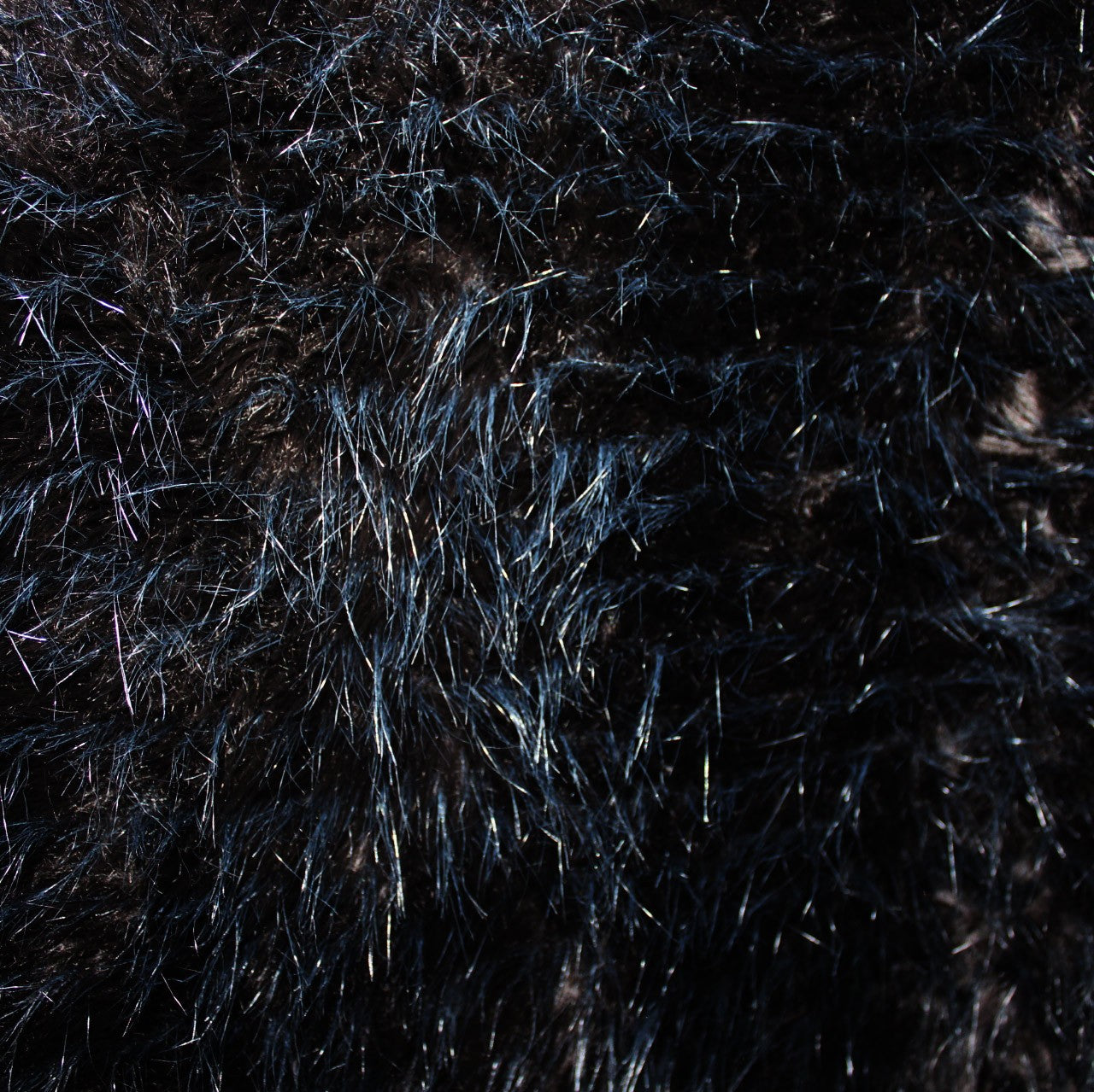 Mink Faux Fur - Black/Brown