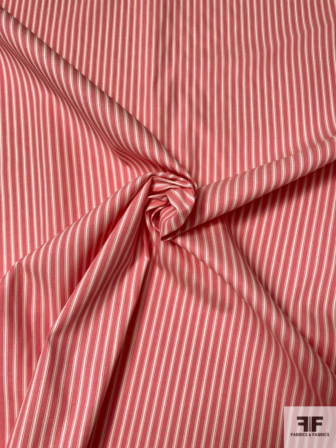Cali Fabrics Pink 10 oz. Cotton Bull Denim Fabric by the Yard