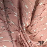 Floral Brocade - Pink - Fabrics & Fabrics