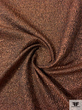 Metallic Textured Brocade - Copper
