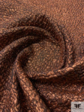 Metallic Textured Brocade - Copper