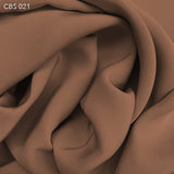 Silk Crepe Back Satin - Toasted Almond - Fabrics & Fabrics