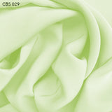 Silk Crepe Back Satin - Lime Cream - Fabrics & Fabrics