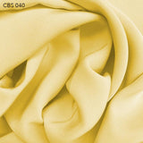 Yellow Silk Crepe Back Satin - Fabrics & Fabrics