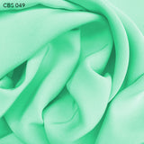 Silk Crepe Back Satin - Mint Green - Fabrics & Fabrics