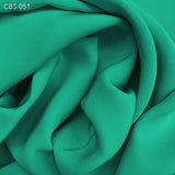 Silk Crepe Back Satin - Teal Green - Fabrics & Fabrics