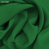 Silk Crepe Back Satin - Pine Green - Fabrics & Fabrics