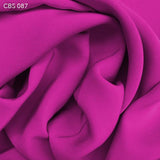 Pink Berry Silk Crepe Back Satin - Fabrics & Fabrics