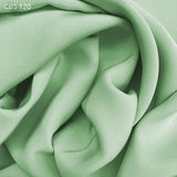 Silk Crepe Back Satin - Seafoam Green - Fabrics & Fabrics