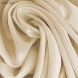 Silk Crepe de Chine - Sand - Fabrics & Fabrics