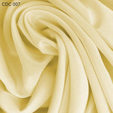 Silk Crepe de Chine - Icy Lemonade