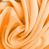 Silk Crepe de Chine - Tangerine