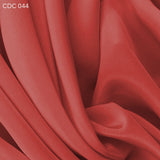 Silk Crepe de Chine - Deep Coral - Fabrics & Fabrics