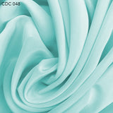 Silk Crepe de Chine - Ice Blue