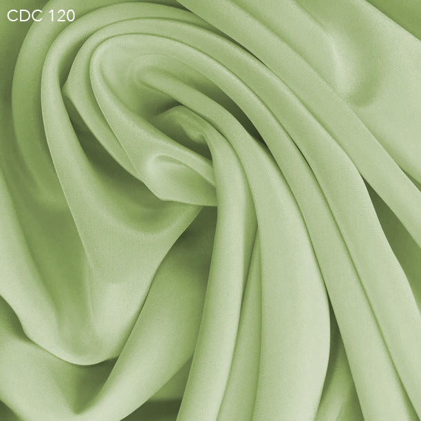 Silk Crepe de Chine - Seafoam Green - Fabrics & Fabrics