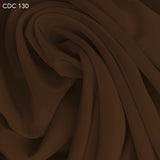 Silk Crepe de Chine - Caramel - Fabrics & Fabrics