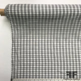 Plaid Cotton Shirting - Black/White - Fabrics & Fabrics