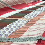 Patchwork Embroidered Cotton - Multicolor - Fabrics & Fabrics