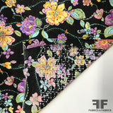 Floral Embroidered Cotton - Multicolor