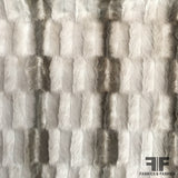 Ultra Soft Faux Fur - Tan/White