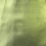 Olive Green with Shine Leather Hide - Fabrics & Fabrics