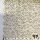 Delicate Floral Chantilly Lace - Beige