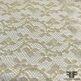 Delicate Floral Chantilly Lace - Beige - Fabrics & Fabrics NY