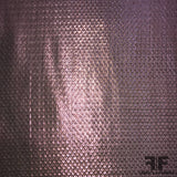 Textured Metallic Lamé - Rose Quartz
