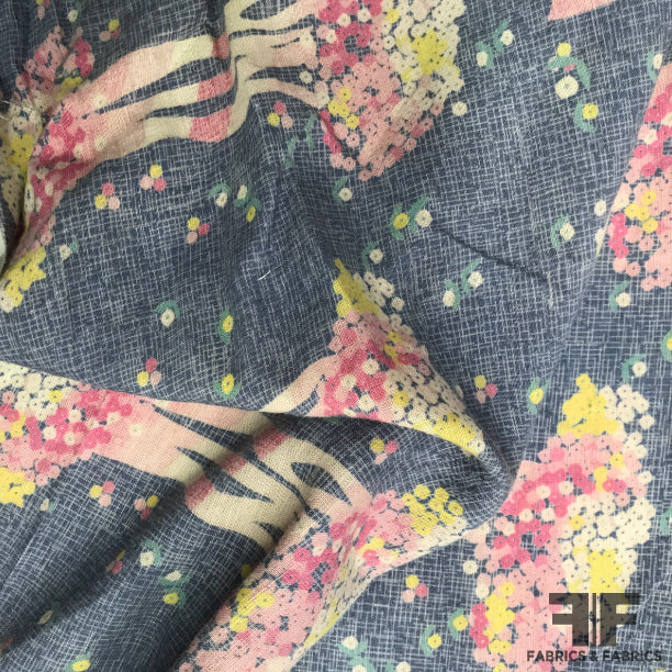 Abstract Linen - Multicolor - Fabrics & Fabrics NY