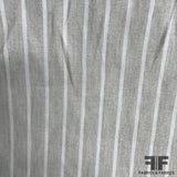 Classic Striped Linen - Beige/White